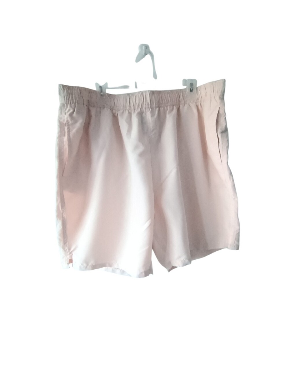Jacamo Light Pink Elastic Waist Shorts Size 42-44